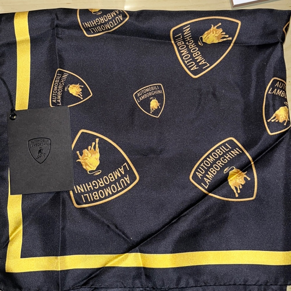 Lamborghini silk Shield Scarf